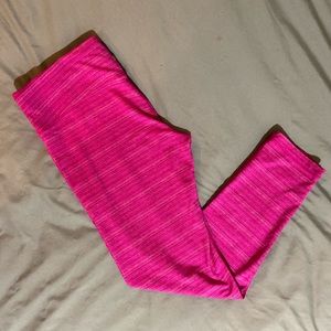 Fleece Lined Hot Pink Leggings